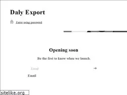Sites similar to dalyexport.com