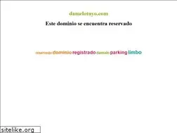 Sites similar to damelotuyo.com