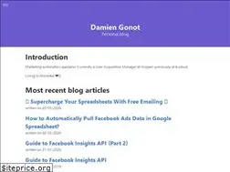 Sites similar to damiengonot.com