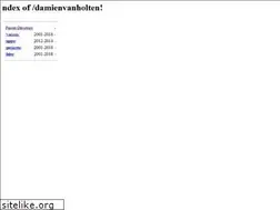 Sites similar to damienvanholten.com