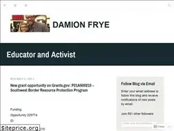 Sites similar to damionfrye35.wordpress.com