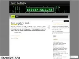 Sites similar to damnthematrix.wordpress.com