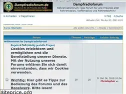 Sites similar to dampfradioforum.de