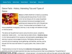 Sites similar to dancefacts.net