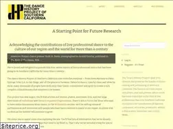 Sites similar to dancehistoryproject.org