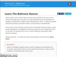 Sites similar to dancing4beginners.com