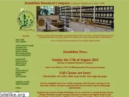 Sites similar to dandelionbotanical.com