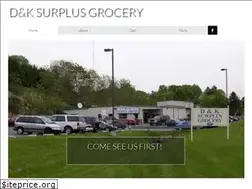 Sites similar to dandksurplusgrocery.com