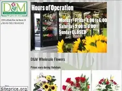 Sites similar to dandmflowers.com