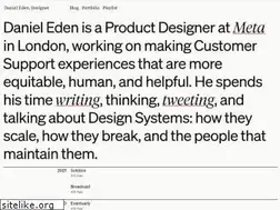 Sites similar to daneden.me