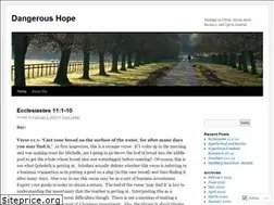 Sites similar to dangeroushope.wordpress.com