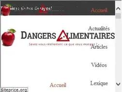 Sites similar to dangersalimentaires.com