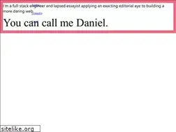 Sites similar to daniel.sh