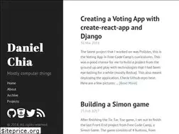 Sites similar to danielcodes.github.io