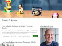 Sites similar to danieleriksson.net