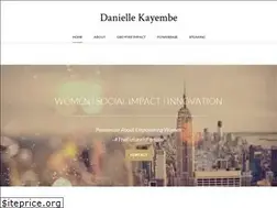Sites similar to daniellekayembe.com