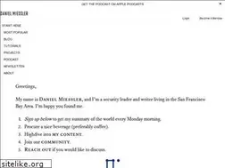 Sites similar to danielmiessler.com