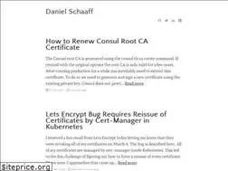 Sites similar to danielschaaff.com