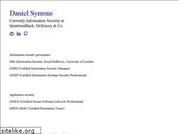 Sites similar to danielsymons.com