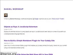 Sites similar to danielworsnup.com