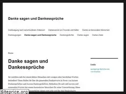 Sites similar to danke-sagen-und-dankessprueche.de