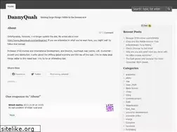 Sites similar to dannyquah.wordpress.com