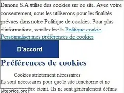 Sites similar to danone.be