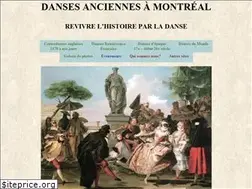 Sites similar to dansesanciennesamontreal.com