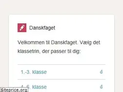 Sites similar to danskfaget.dk
