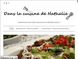 Sites similar to danslacuisinedenathalie.com