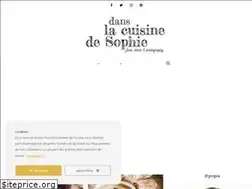 Sites similar to danslacuisinedesophie.fr
