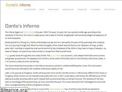 Sites similar to danteinferno.info
