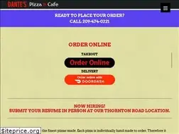 Sites similar to dantespizzaandcafe.com