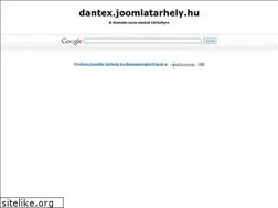 Sites similar to dantex.joomlatarhely.hu