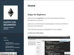 Sites similar to dappsforbeginners.wordpress.com