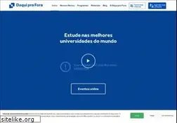 Sites similar to daquiprafora.com.br