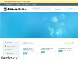 Sites similar to darcekonator.sk