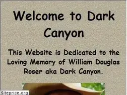 Sites similar to darkcanyon.net