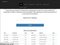 Sites similar to darklist.de