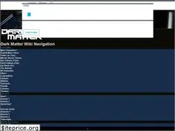 Sites similar to darkmatter.wikia.com