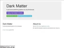 Sites similar to darkmatterapp.com