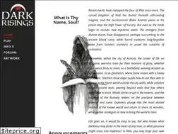 Sites similar to darkrisings.org