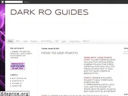 Sites similar to darkroguides.blogspot.com