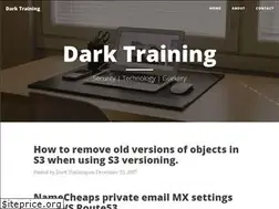 Sites similar to darktraining.com