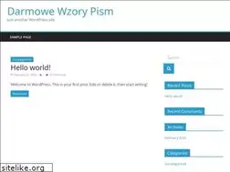 Sites similar to darmowe-wzory-pism.pl