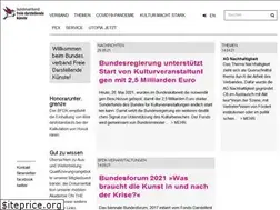 Sites similar to darstellende-kuenste.de