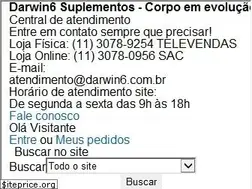 Sites similar to darwin6.com.br