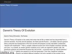 Sites similar to darwins-theory-of-evolution.com