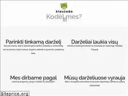 Sites similar to darzelisklauzada.lt