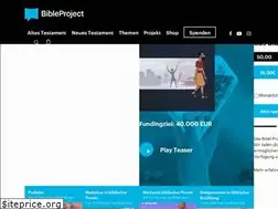 Sites similar to dasbibelprojekt.de